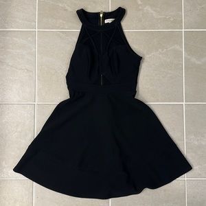 Honey and Rosie Black Skater Dress